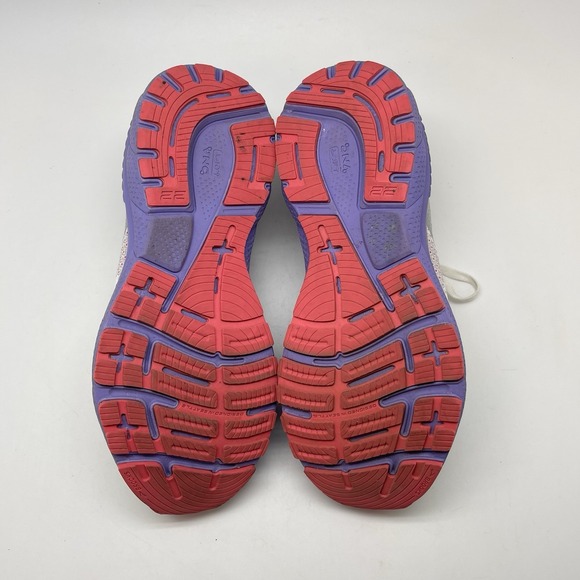 Brooks Sneakers Womens 9 B Adrenaline GTS 22 1203531B105 White Running Gym Shoes - Picture 10 of 11